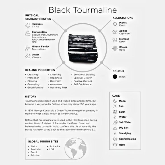 Black Tourmaline Wire Wrap Cuff – 14Kt Gold Over Copper – Grounding Talisman - Picture 6 of 11